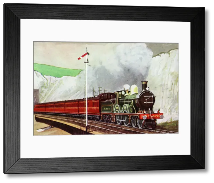 Framed Print : SECR Steam Locomotive 4-4-0 No. 470 Framed Print : SECR Steam Locomotive 4-4-0 No. 470