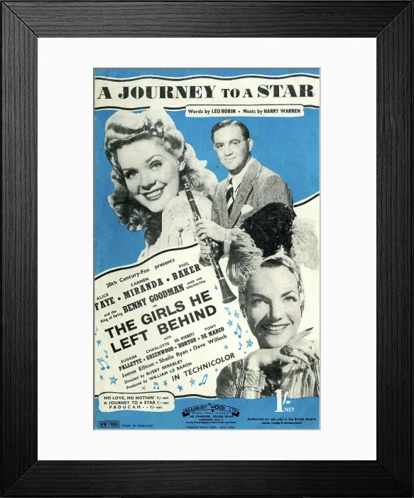 Framed Print : Music cover, A Journey to a Star Framed Print : Music cover, A Journey to a Star
