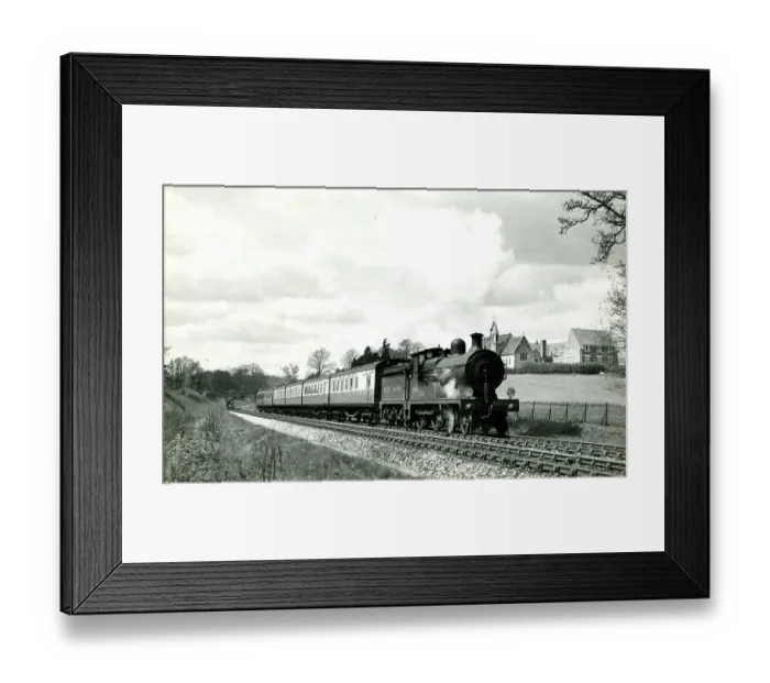 Framed Print : Steam British Railway locomotive 31166 C Class 4-6-0