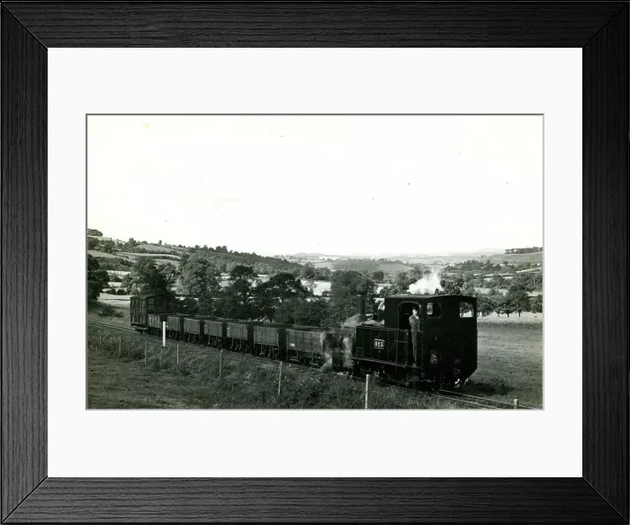 Framed Print : Steam Railway small gauge goods train No. 823 Framed Print : Steam Railway small gauge goods train No. 823