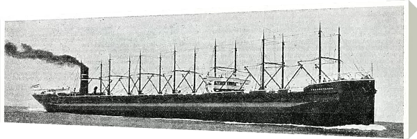 Ten thousand ton ore-carrying turret steamer