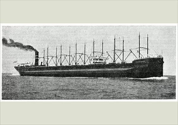 Ten thousand ton ore-carrying turret steamer