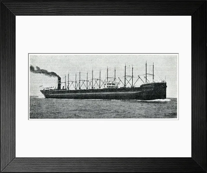 Framed Print : Ten thousand ton ore-carrying turret steamer Framed Print : Ten thousand ton ore-carrying turret steamer