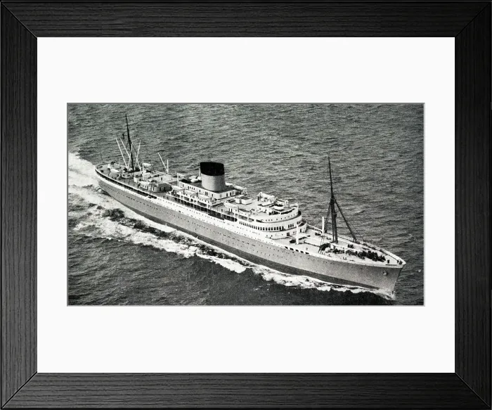 Framed Print : Royal Mail steamship Pretoria Castle, Union Castle Line Framed Print : Royal Mail steamship Pretoria Castle, Union Castle Line