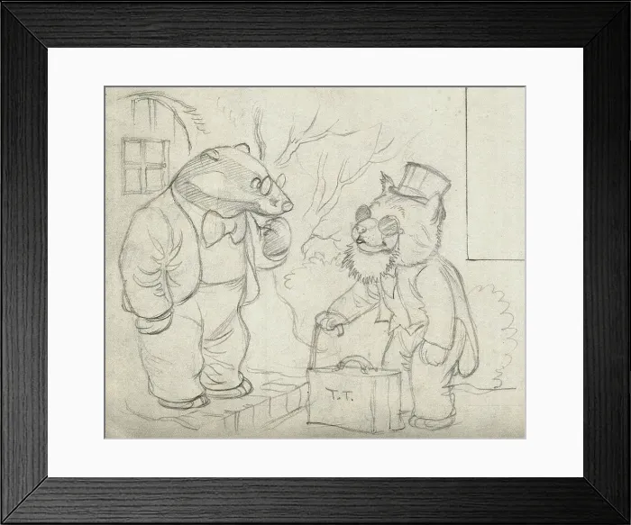 Framed Print : Billy Badger's Boarder Framed Print : Billy Badger's Boarder