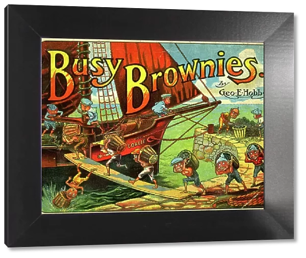 Cover design, Busy Brownies by George E Hobbs