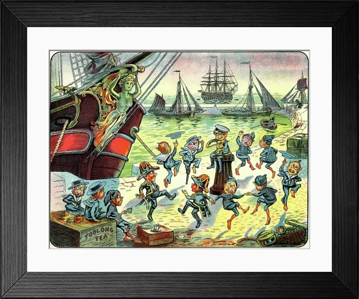 Framed Print : Brownies of the Sea Maiden celebrate their return home Framed Print : Brownies of the Sea Maiden celebrate their return home