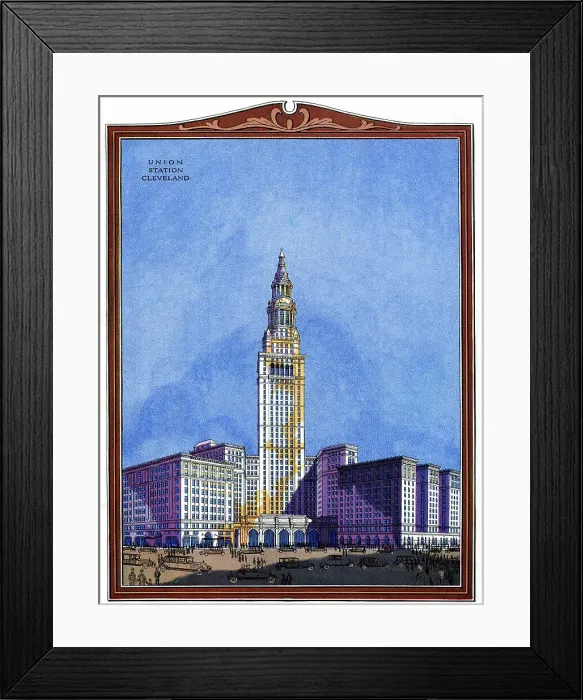 Framed Print : Union Railway Station, Cleveland, Ohio, USA Framed Print : Union Railway Station, Cleveland, Ohio, USA