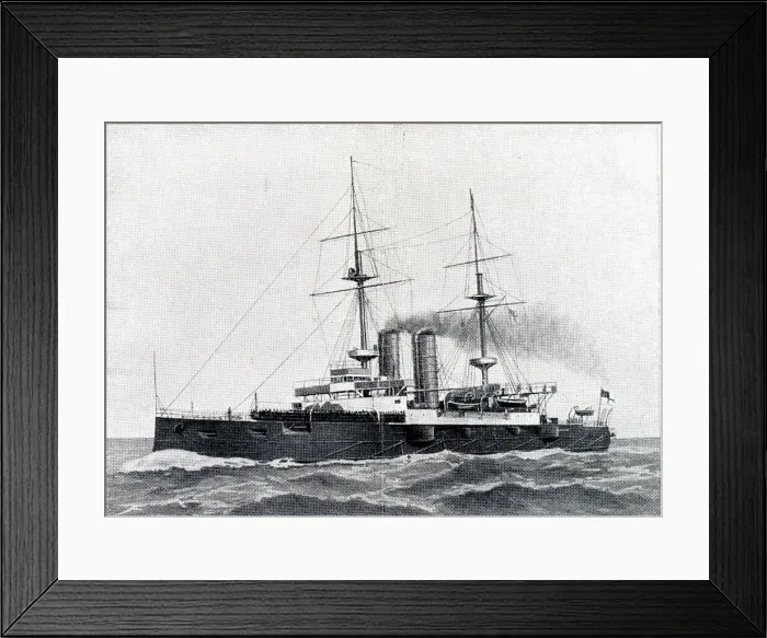 Framed Print : British battleship, HMS Formidable Framed Print : British battleship, HMS Formidable