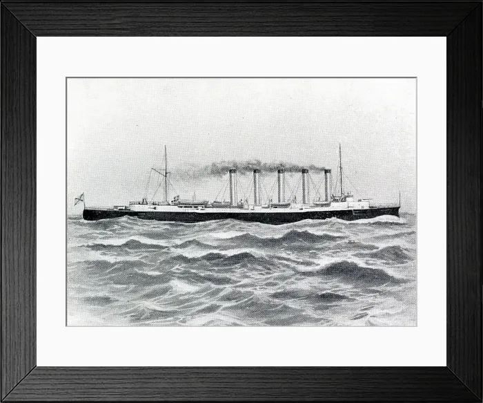 Framed Print : Russian protected cruiser Askold Framed Print : Russian protected cruiser Askold