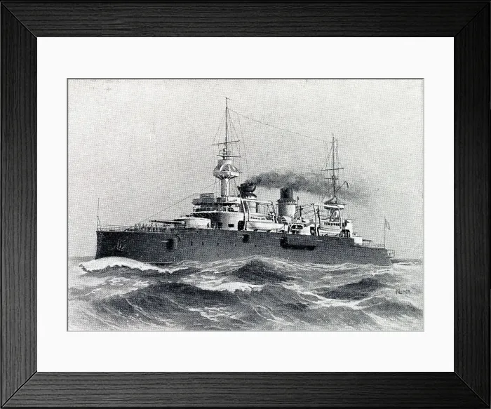 Framed Print : French battleship, Gaulois Framed Print : French battleship, Gaulois