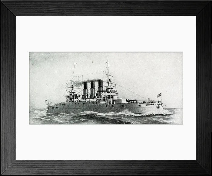 Framed Print : Russian pre-dreadnought battleship, Retvisan Framed Print : Russian pre-dreadnought battleship, Retvisan
