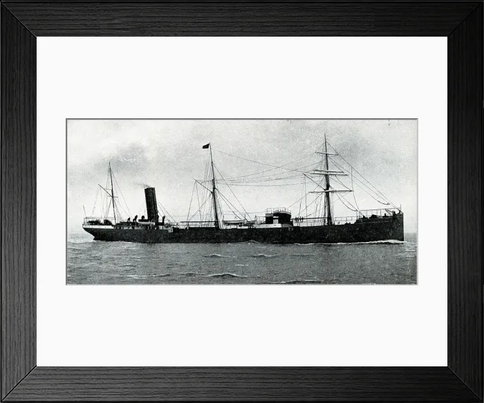 Framed Print : German steamship Mannheim Framed Print : German steamship Mannheim