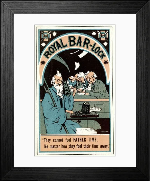 Framed Print : Advert, The Royal Bar-Lock typewriter Framed Print : Advert, The Royal Bar-Lock typewriter