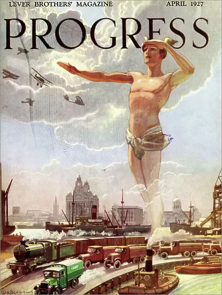 Cover design, Progress, April 1927