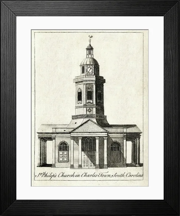 Framed Print : St Philip's Church, Charleston, South Carolina, USA Framed Print : St Philip's Church, Charleston, South Carolina, USA