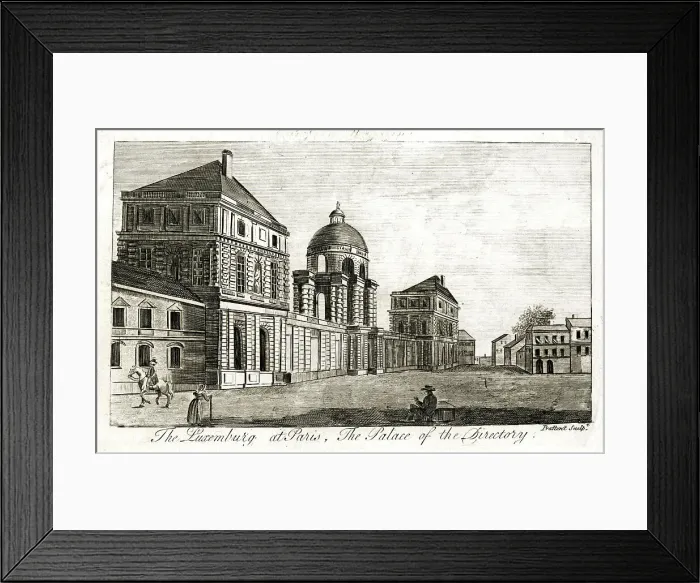 Framed Print : Luxembourg Palace, Rue de Vaugirard, Paris, France