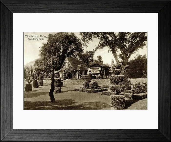 Framed Print : The Model Dairy, Sandringham, Norfolk Framed Print : The Model Dairy, Sandringham, Norfolk