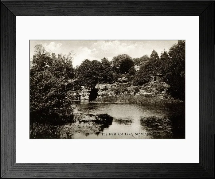 Framed Print : The Nest and Lake, Sandringham, Norfolk Framed Print : The Nest and Lake, Sandringham, Norfolk