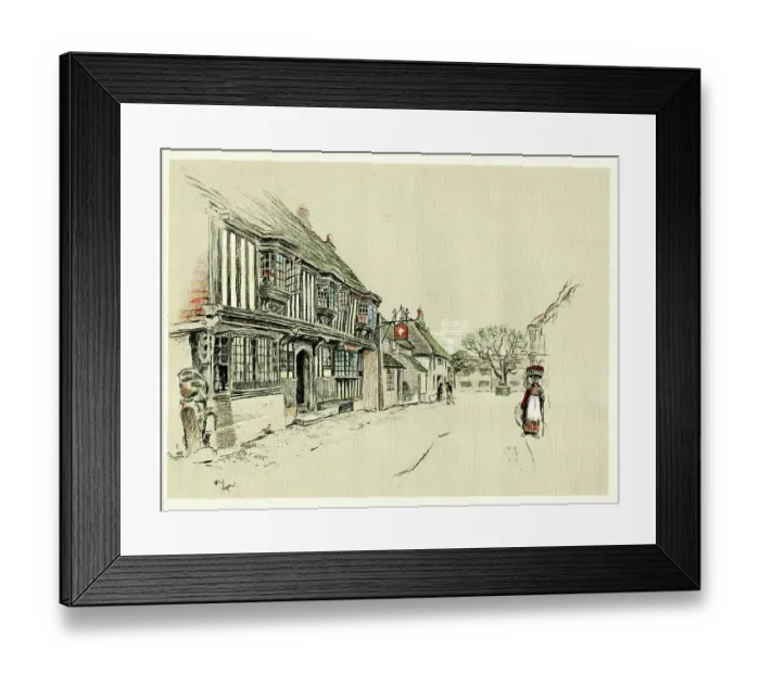 Framed Print : The Star Inn, Alfriston, Sussex Framed Print : The Star Inn, Alfriston, Sussex