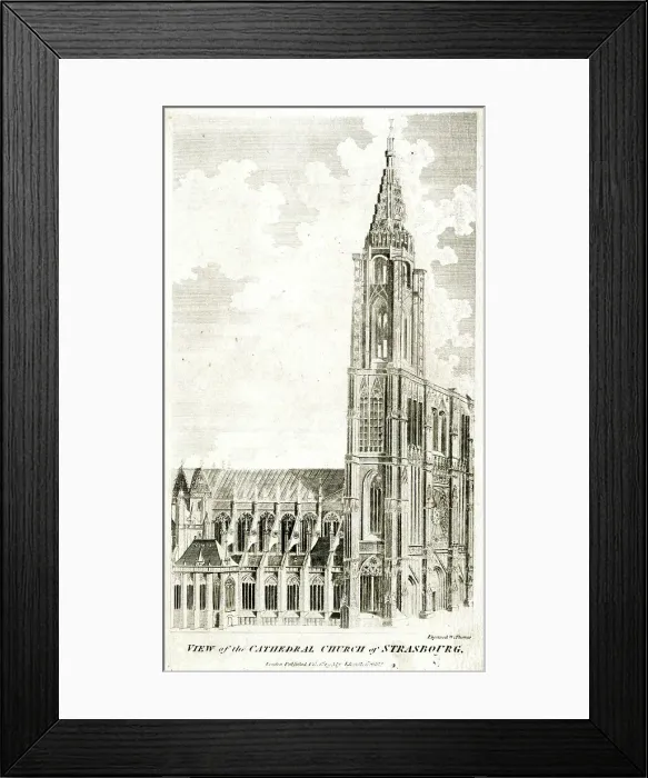 Framed Print : Notre Dame de Strasbourg, Cathedral, France Framed Print : Notre Dame de Strasbourg, Cathedral, France