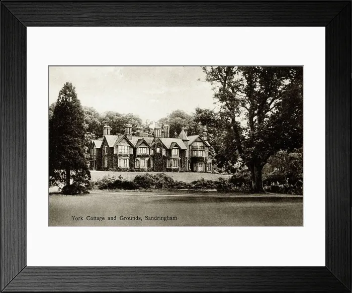 Framed Print : York Cottage and Grounds, Sandringham, Norfolk Framed Print : York Cottage and Grounds, Sandringham, Norfolk