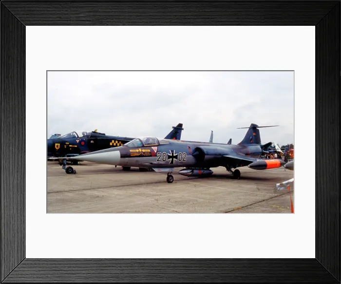 Framed Print : Lockheed F-104G Starfighter 20+02 Framed Print : Lockheed F-104G Starfighter 20+02
