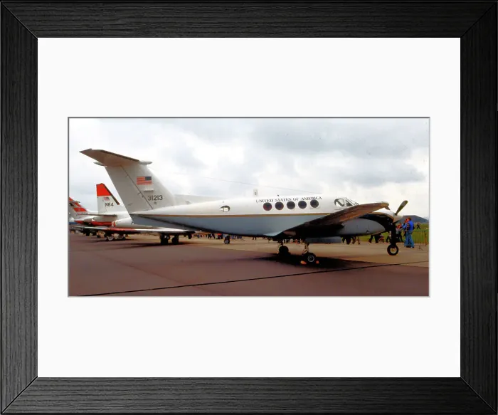 Framed Print : Beech C-12A Huron 73-1213 Framed Print : Beech C-12A Huron 73-1213