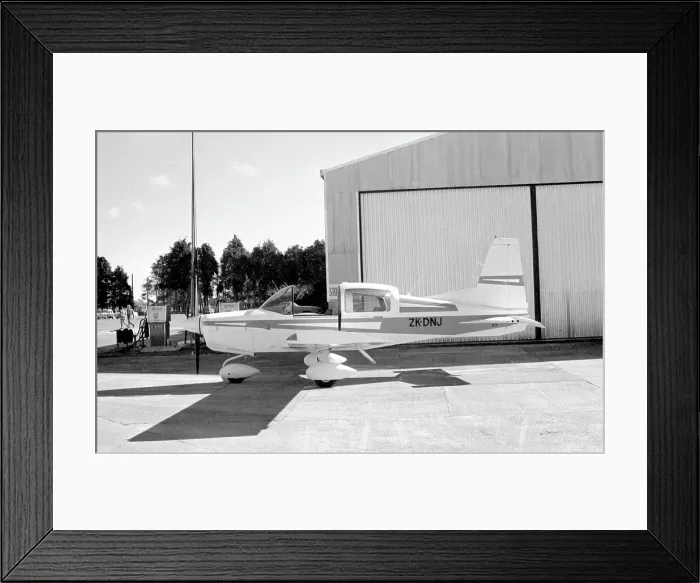 Framed Print : Grumman American AA-5 Traveler ZK-DNJ
