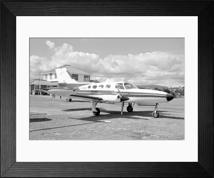 Framed Print : Cessna 402A Utililiner ZK-DHW Framed Print : Cessna 402A Utililiner ZK-DHW