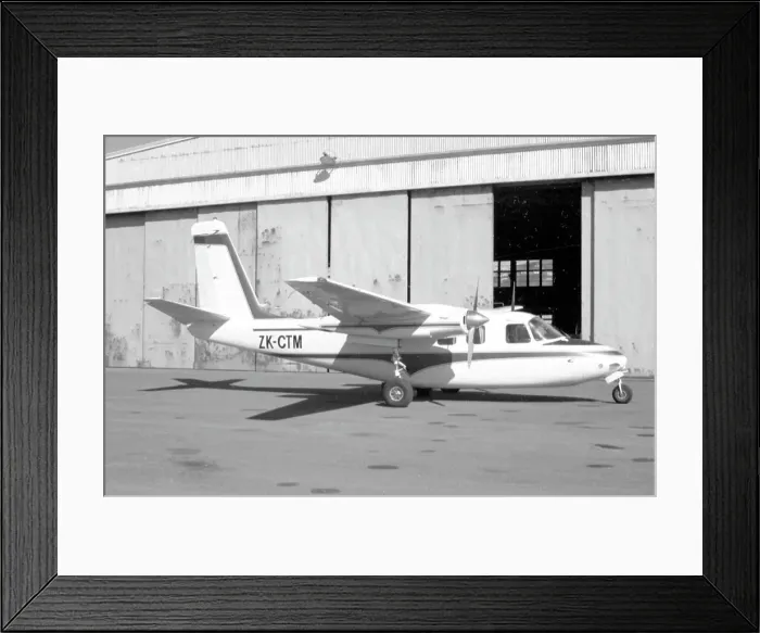 Framed Print : Aero Commander 500A ZK-CTM Framed Print : Aero Commander 500A ZK-CTM