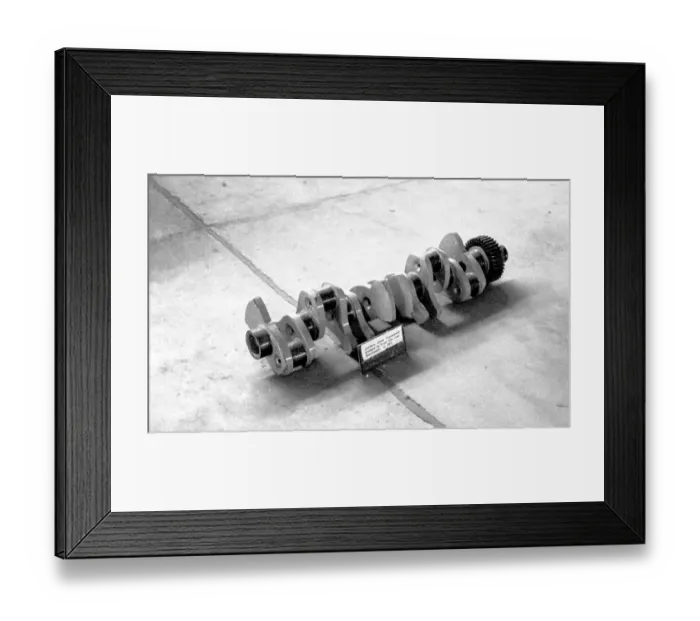 Framed Print : Junkers Jumo 211 crankshaft Framed Print : Junkers Jumo 211 crankshaft