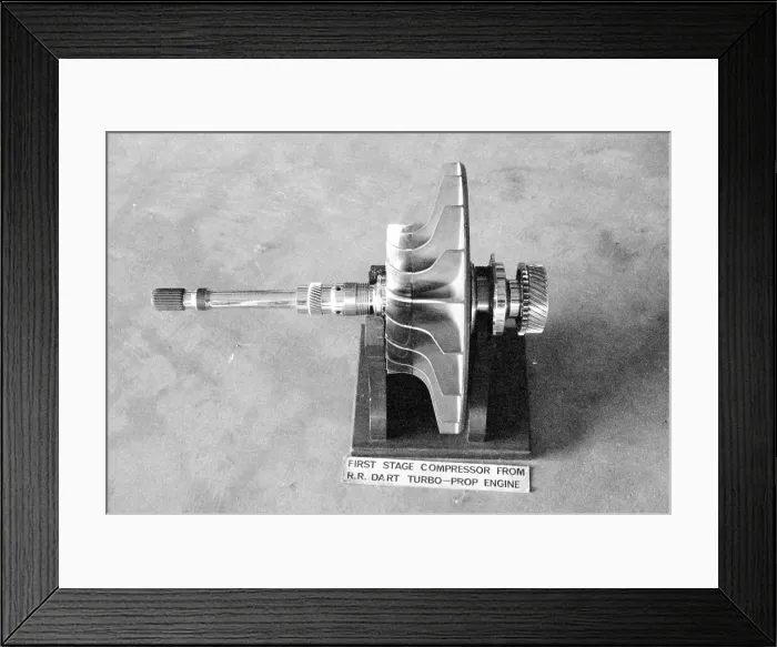 Framed Print : Rolls-Royce Dart 1st stage compressor rotor Framed Print : Rolls-Royce Dart 1st stage compressor rotor