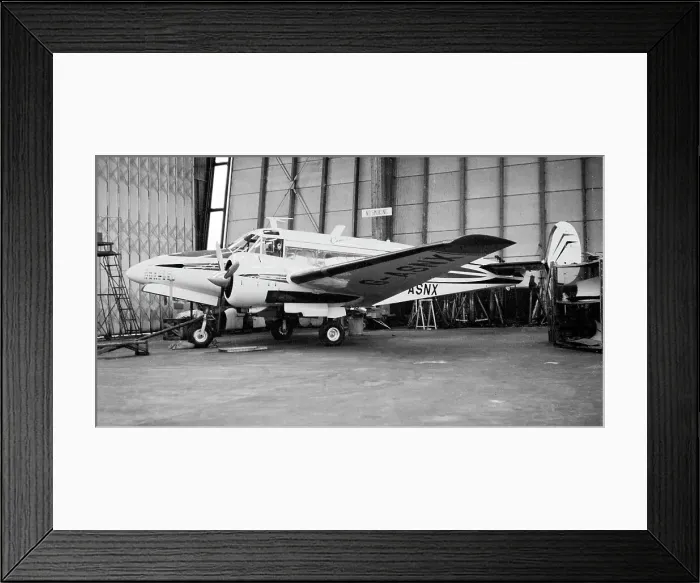 Framed Print : Beech Model H18 G-ASNX Framed Print : Beech Model H18 G-ASNX