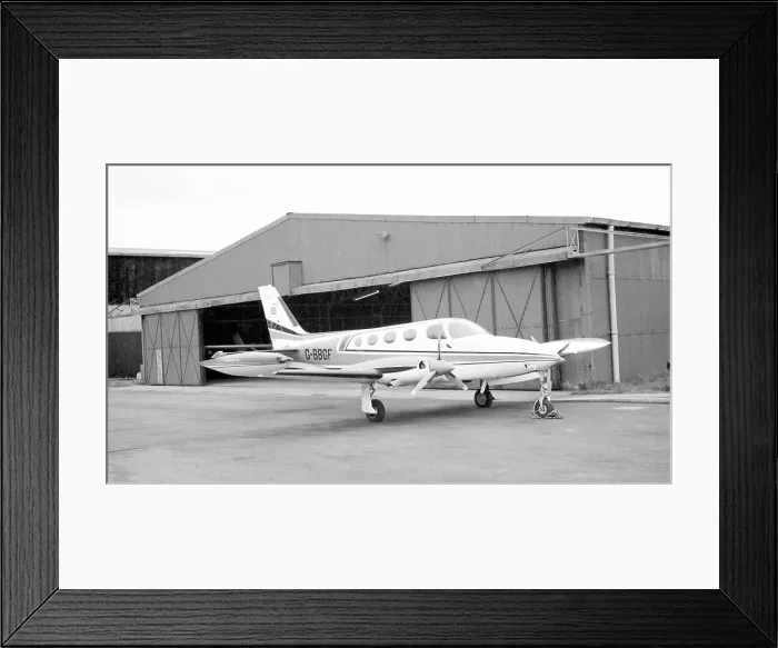 Framed Print : Cessna 340 G-BBGF Framed Print : Cessna 340 G-BBGF