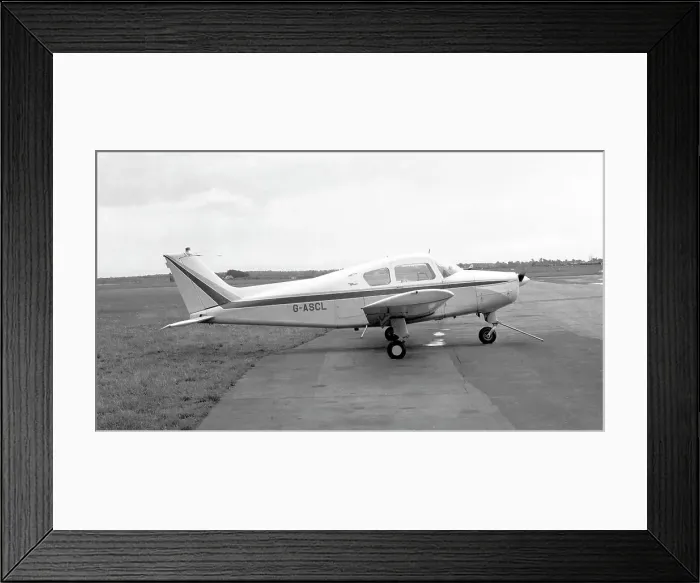 Framed Print : Beech 23 Musketeer G-ASCL Framed Print : Beech 23 Musketeer G-ASCL