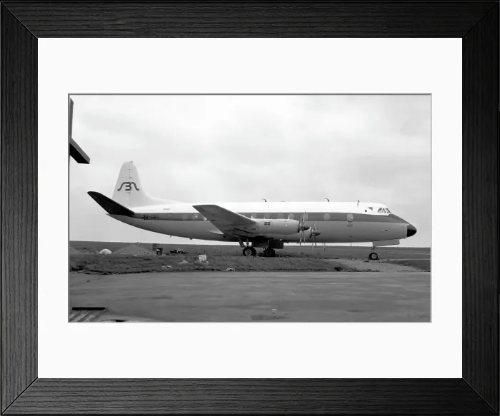 Framed Print : Vickers Viscount 9Q-CBS Framed Print : Vickers Viscount 9Q-CBS