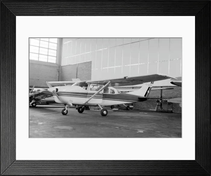 Framed Print : Cessna 210D G-ASPO Framed Print : Cessna 210D G-ASPO