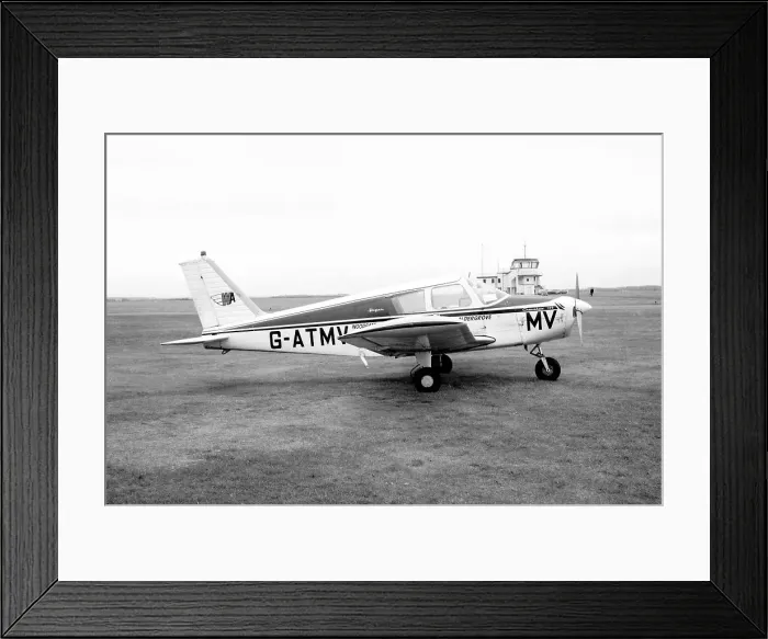 Framed Print : Piper PA-28 Cherokee G-ATMV Framed Print : Piper PA-28 Cherokee G-ATMV