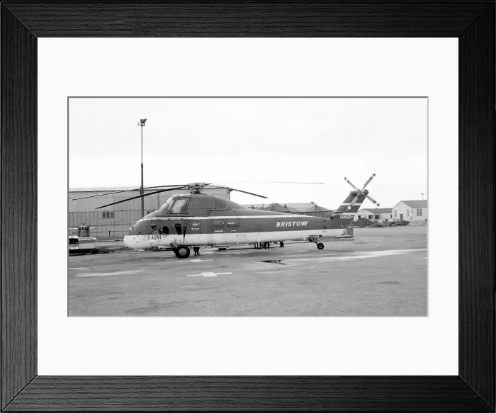 Framed Print : Westland Wessex 60 G-ASWI Framed Print : Westland Wessex 60 G-ASWI