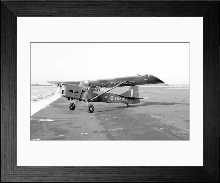 Framed Print : Auster AOP. 9 G-BDXY - XR369 Framed Print : Auster AOP. 9 G-BDXY - XR369