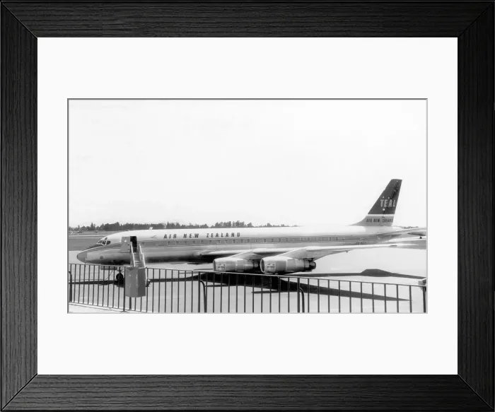 Framed Print : Douglas DC-8-52 ZK-NZA - Air New Zealand Framed Print : Douglas DC-8-52 ZK-NZA - Air New Zealand