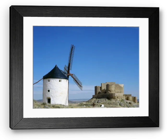 Framed Print : Spain, Castile-La Mancha, Toledo province. Consuegra Framed Print : Spain, Castile-La Mancha, Toledo province. Consuegra