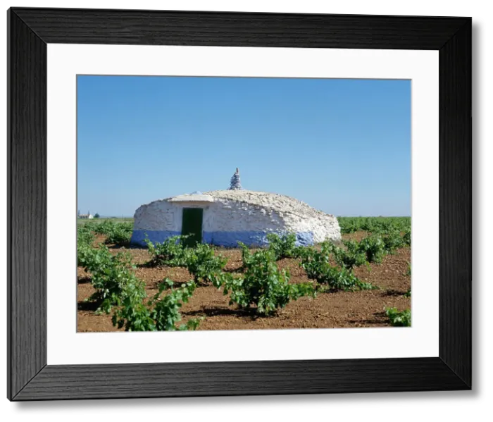 Framed Print : Bombo manchego. Traditional rural architecture of La Mancha Framed Print : Bombo manchego. Traditional rural architecture of La Mancha