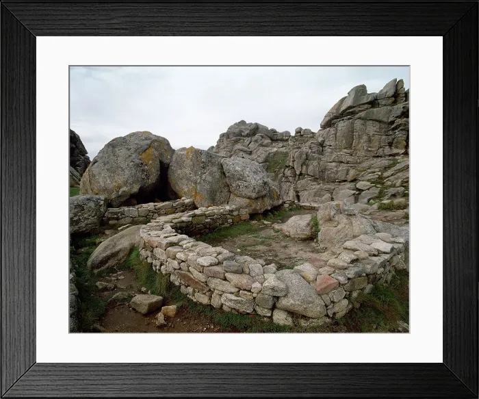 Framed Print : Castro of Barona. Iron Age Settlement Framed Print : Castro of Barona. Iron Age Settlement