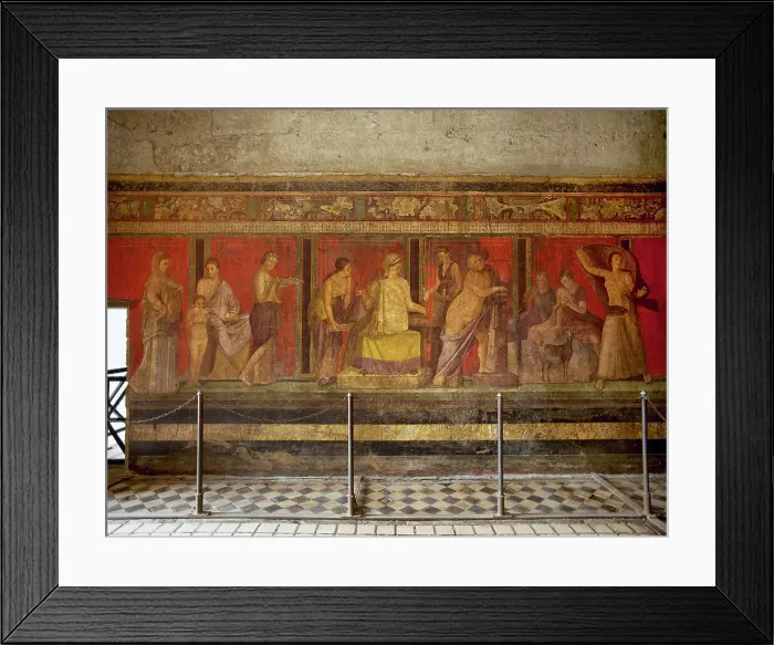 Framed Print : Italy, Pompeii. Villa of the Mysteries Framed Print : Italy, Pompeii. Villa of the Mysteries