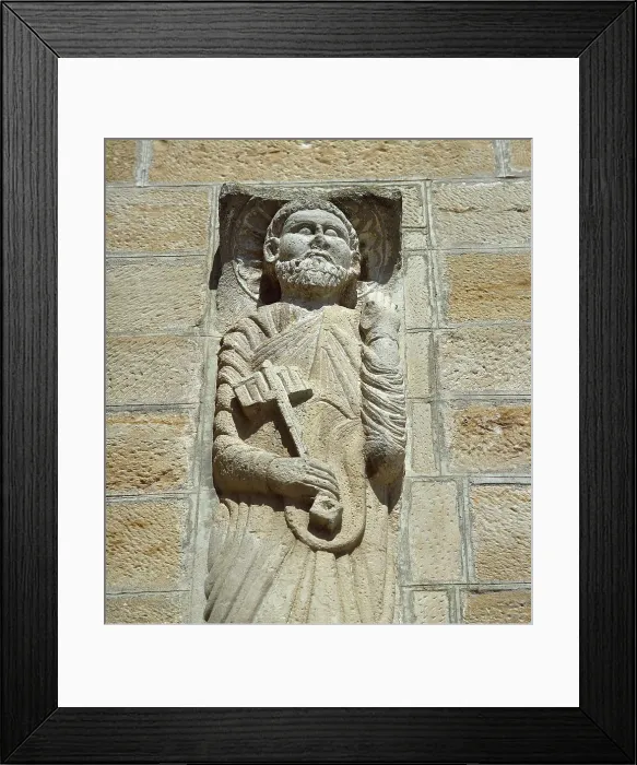 Framed Print : Paul the Apostle (c. 5-c. 64 or 67). Romanesque style Framed Print : Paul the Apostle (c. 5-c. 64 or 67). Romanesque style