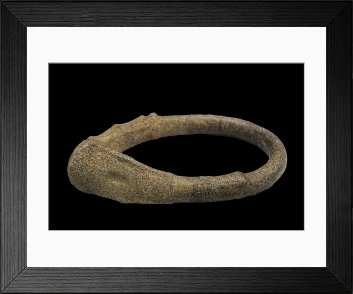 Framed Print : Lithic ring. Taino culture (1000-1500 AD). Stone. Caribbean Framed Print : Lithic ring. Taino culture (1000-1500 AD). Stone. Caribbean