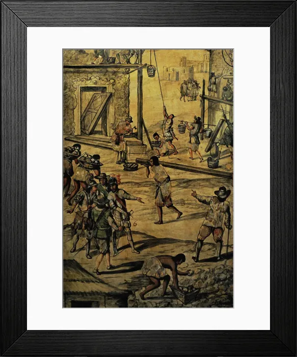 Framed Print : Conquest of Mexico Framed Print : Conquest of Mexico