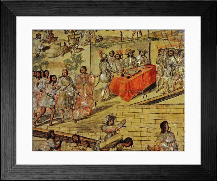Framed Print : The Conquest of Mexico (1519-21) Framed Print : The Conquest of Mexico (1519-21)
